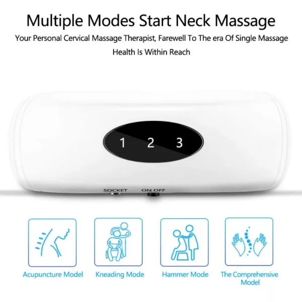 USB Charging Electric Neck Massager with 6 Massage Modes_9