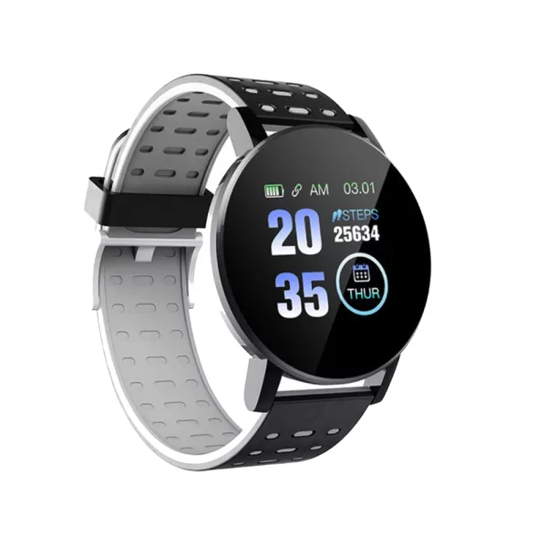 Bluetooth Smartwatch Blood Pressure Monitor Unisex and Fitness Tracker- USB Charging_0