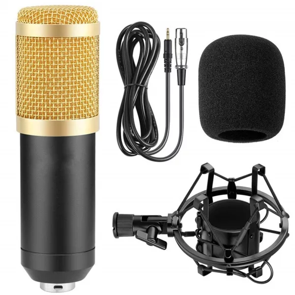 Karaoke Microphone BM-800 Studio Condenser Microphone for Broadcasting, Singing and Recording_5