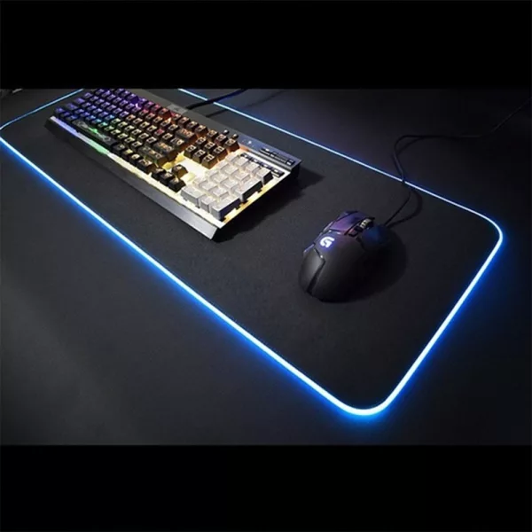 RGB LED Non-Slip Luminous Mouse Pad for Gaming PC Keyboard_5