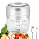 Automatic Mini Electric Food Chopper Portable Food Processor- USB Charging_0