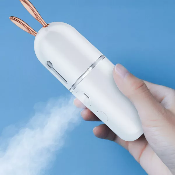 USB Rechargeable Rabbit Nano Mist Sprayer Facial Moisturizer_5