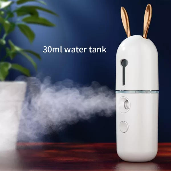 USB Rechargeable Rabbit Nano Mist Sprayer Facial Moisturizer_6