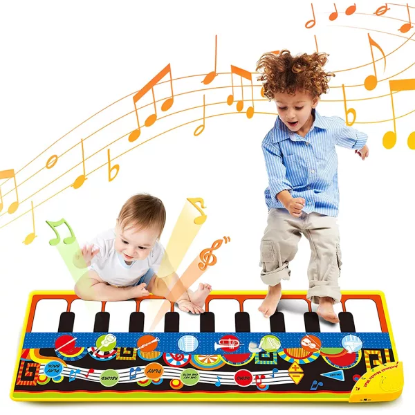 Musical Piano Mat Keyboard Music and Dance Mat- Battery Operated_1