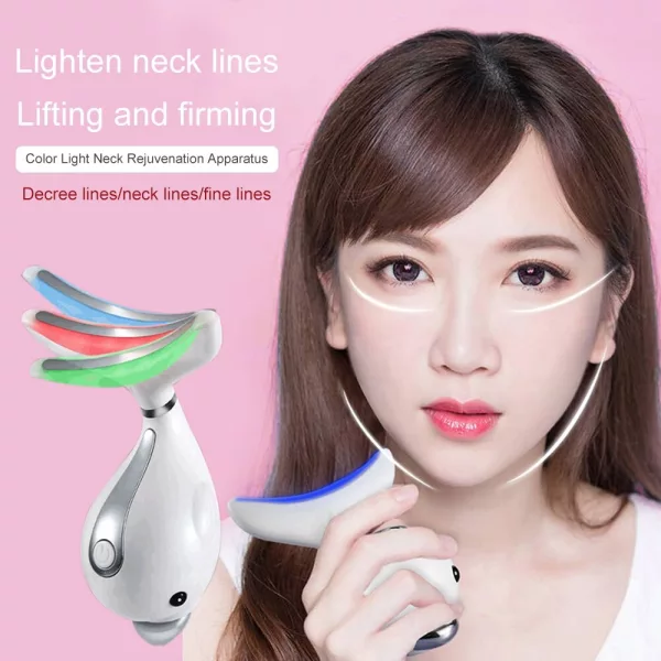 Facial Neck Massager Skin Lifter and Wrinkle Remover- USB Charging_8