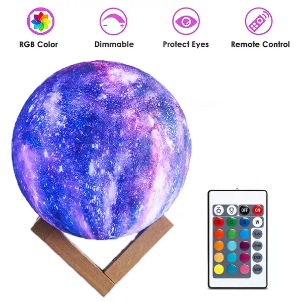 3D Print LED Night Sky Decorative Lamp- USB Powered_6