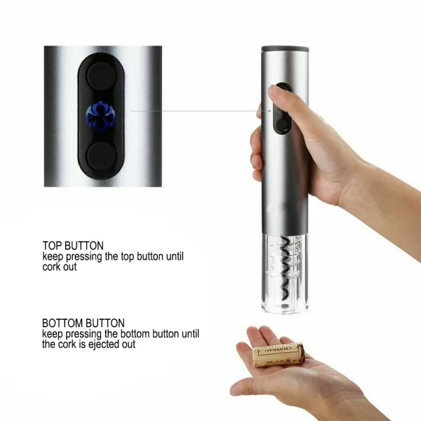 4-in-1 USB Rechargeable Cordless Wine Bottle Opener_7