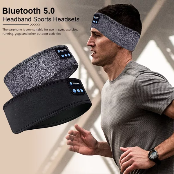 Wireless Musical Sleeping Exercising Headband- USB Charging_4