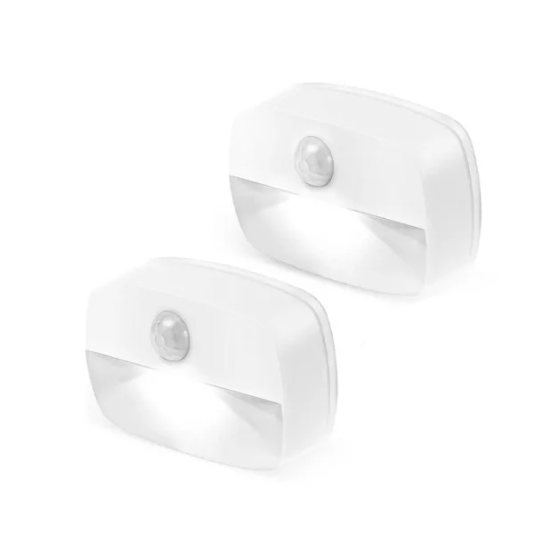 LED Motion Sensor Battery Operated Wireless Wall Closet Lamp Night Light_3