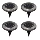 Pack of 4 Solar Powered LED Outdoor Solar Garden Ground Lights_0