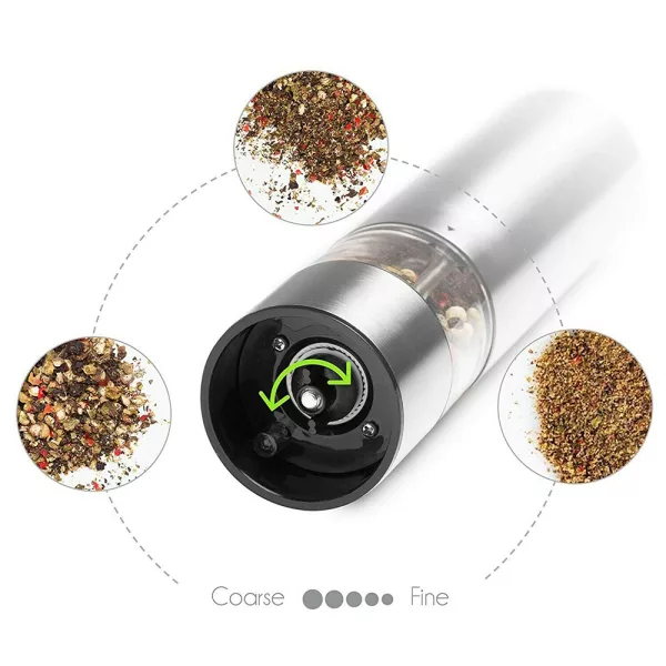 Electric Pepper Grinder Spice Mill and Grinder- Battery Operated_2