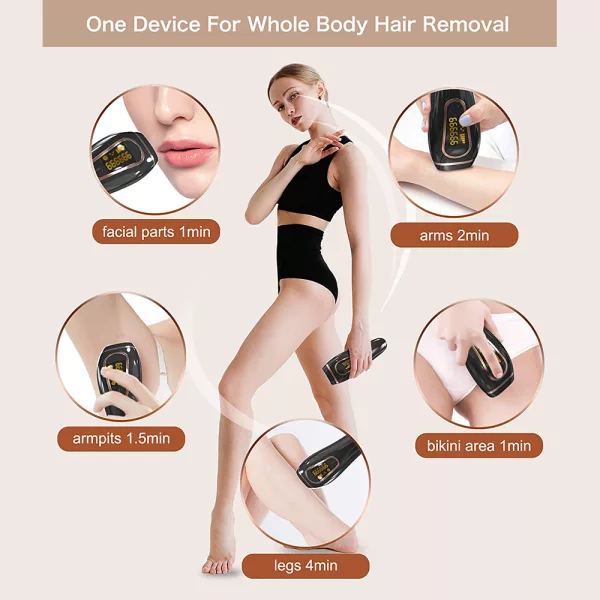 Flash Photon Laser Portable Epilator Hair Removal Machine- AU Plug_2