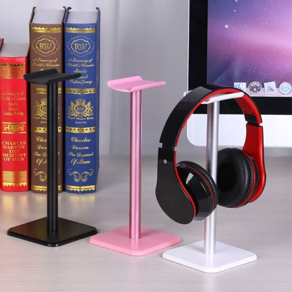 Multi-Function Headphone Headset Desktop Stand in Three Colors_5