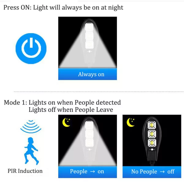 Remote Controlled Human Induction Outdoor Solar Garden Light_6