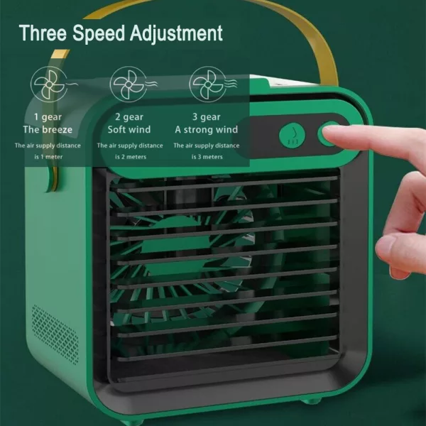 USB Rechargeable Portable Cooling Fan Mini Desktop Air Cooler_5