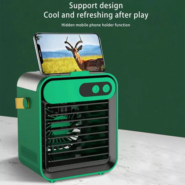 USB Rechargeable Portable Cooling Fan Mini Desktop Air Cooler_7