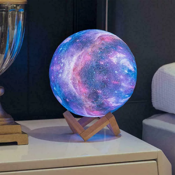 Moon Light Starry Sky Night Lamp for Children’s Bedroom- USB Powered_1