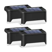 LED Light Solar Powered Staircase Step Light for Outdoor Use_0