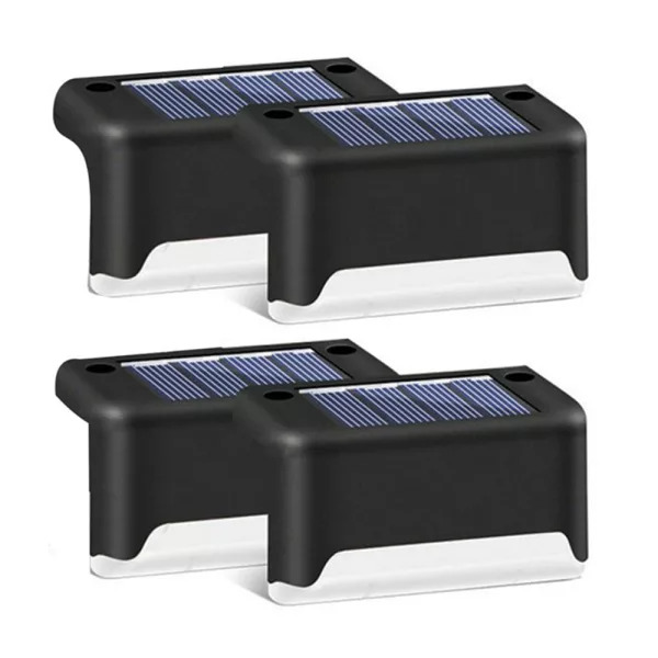 LED Light Solar Powered Staircase Step Light for Outdoor Use_0