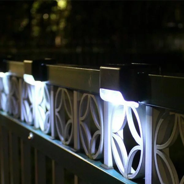 LED Light Solar Powered Staircase Step Light for Outdoor Use_3