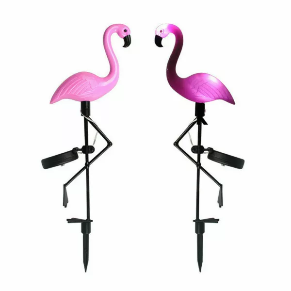 Flamingo Garden LED Stake Solar Powered Decorative Light_0