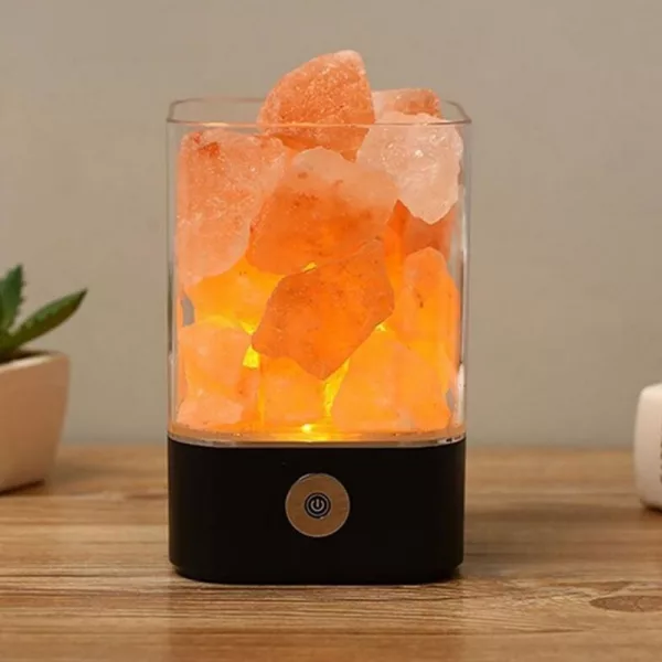 Ultrasonic Aromatherapy Himalayan Salt Lamp and Diffuser- USB Powered_2