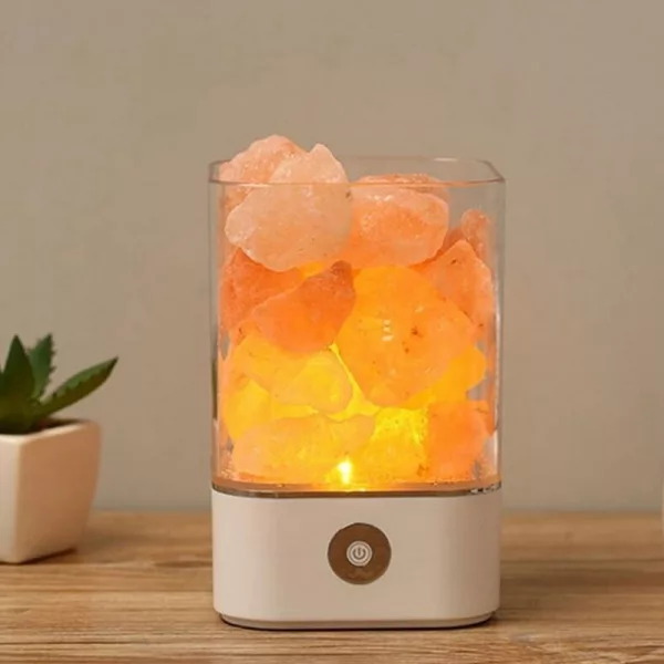 Ultrasonic Aromatherapy Himalayan Salt Lamp and Diffuser- USB Powered_3