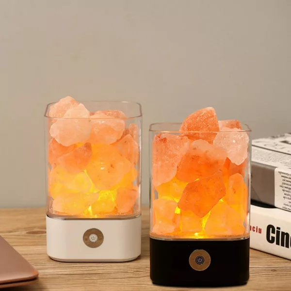 Ultrasonic Aromatherapy Himalayan Salt Lamp and Diffuser- USB Powered_8