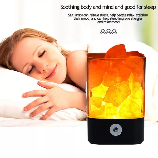 Ultrasonic Aromatherapy Himalayan Salt Lamp and Diffuser- USB Powered_9