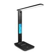 Foldable Wireless LED Desk Lamp and Digital Clock- USB Charging_0