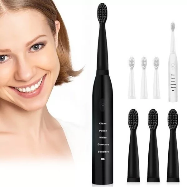 Ultrasonic Rechargeable Electronic Washable Toothbrush- USB Charging_1