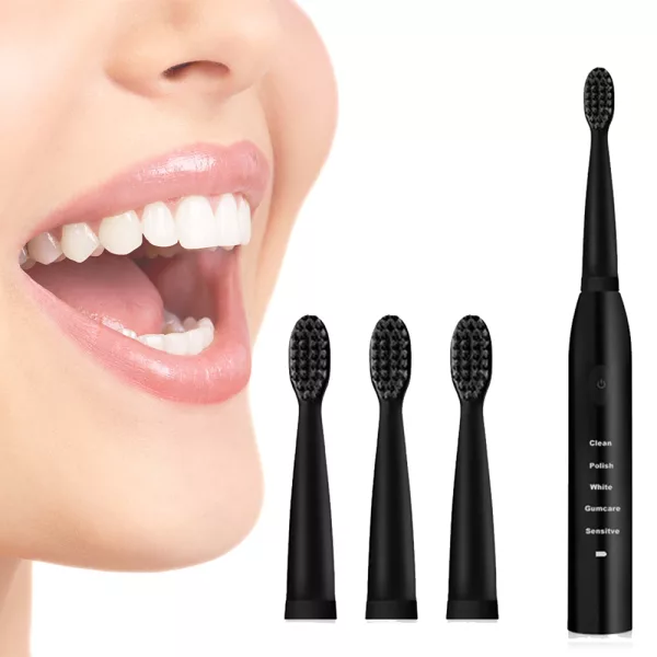 Ultrasonic Rechargeable Electronic Washable Toothbrush- USB Charging_2