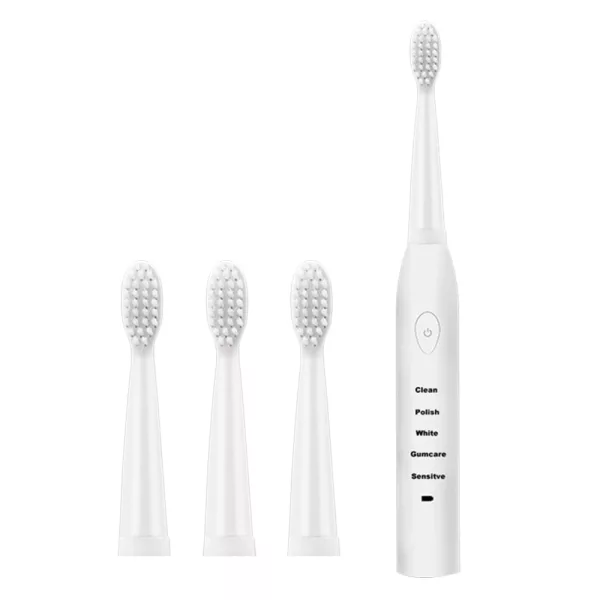 Ultrasonic Rechargeable Electronic Washable Toothbrush- USB Charging_5