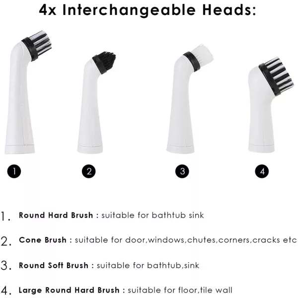 Battery Operated Electric Cleaning Brush Handheld Multipurpose Scrubber_5