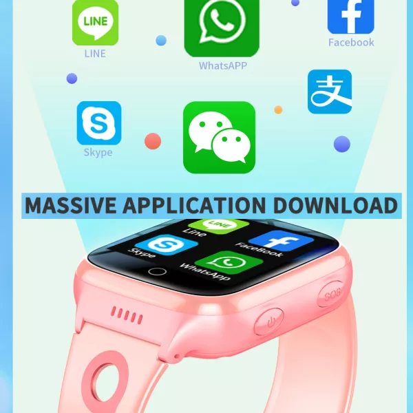 Children’s SOS Smart Positioning Smart Phone Watch- Magnetic Charging_7