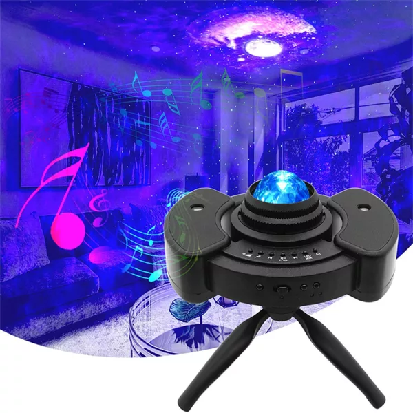 Galaxy Star Light Projector and Bluetooth Speaker- USB Powered_3