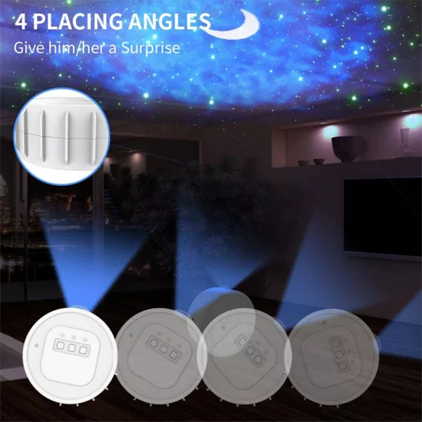 Nebula Moon and Starry Night Sky LED Light Projector- USB Charging_8