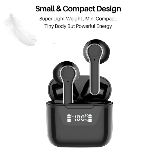 J101 TWS Touch Control Wireless BT Headphones with Mic- USB Charging_3