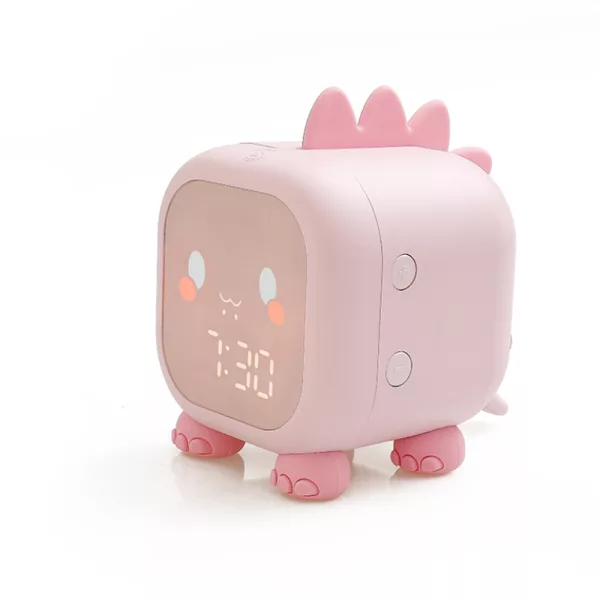 Sleep Training Digital Kid’s Dinosaur USB Rechargeable Alarm Clock_8