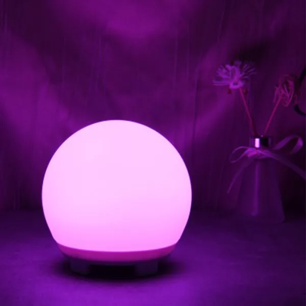 USB Charging LED Night Light Ball with Remote and Button Control_4