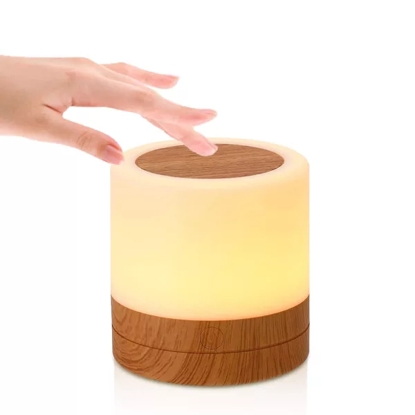 USB Charging Portable Remote Controlled Touch Lamp Night Light_0