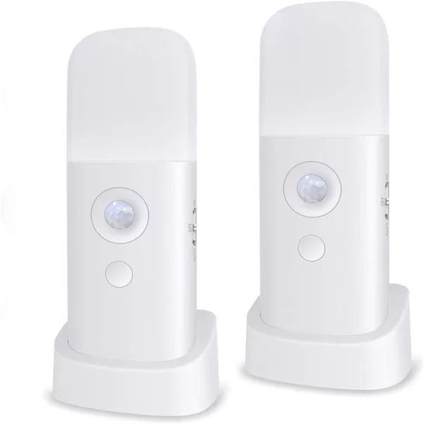 USB Rechargeable Indoor Motion Sensor SOS LED Night Light_2