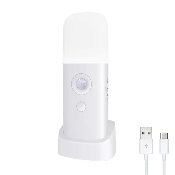 USB Rechargeable Indoor Motion Sensor SOS LED Night Light_6