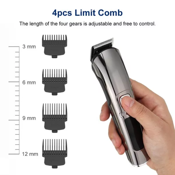 USB Rechargeable Professional Grade Electric Hair Trimming Kit_9