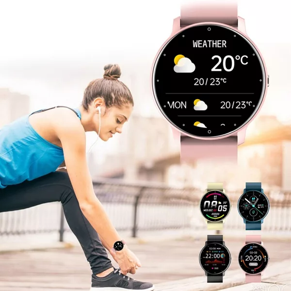 Full Touch Screen Activity and Health Monitor Smartwatch- Magnetic Charging_4