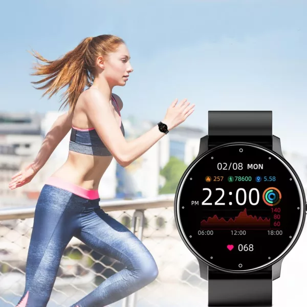 Full Touch Screen Activity and Health Monitor Smartwatch- Magnetic Charging_6