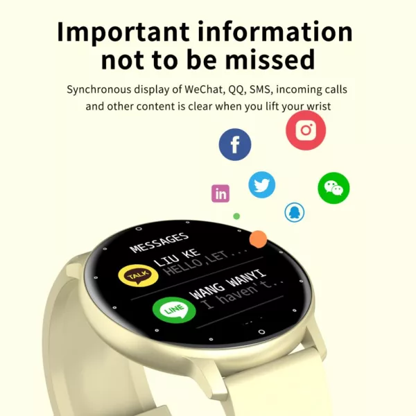 Full Touch Screen Activity and Health Monitor Smartwatch- Magnetic Charging_7