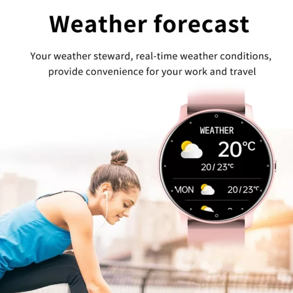 Full Touch Screen Activity and Health Monitor Smartwatch- Magnetic Charging_8