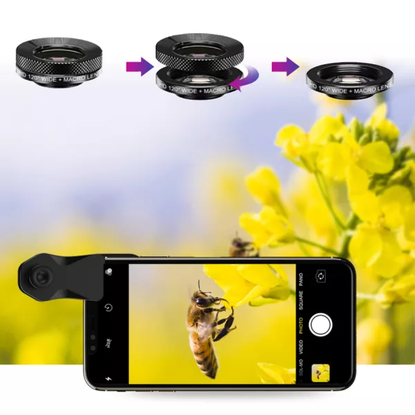 4-in-1 Mobile Phone Camera Lens Kit 22x Monocular Telescope_3