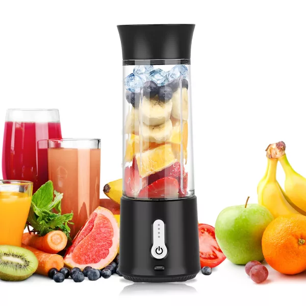 USB Rechargeable 6 Blades Portable Blender Smoothie Maker_1